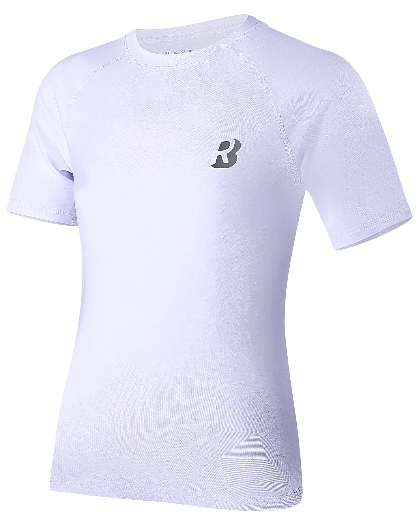 Roadbox Boys Youth Compression Shirt - Short Sleeve Undershirt for Kids Quick Dry Athletic Baseball T-Shirt Base Layer