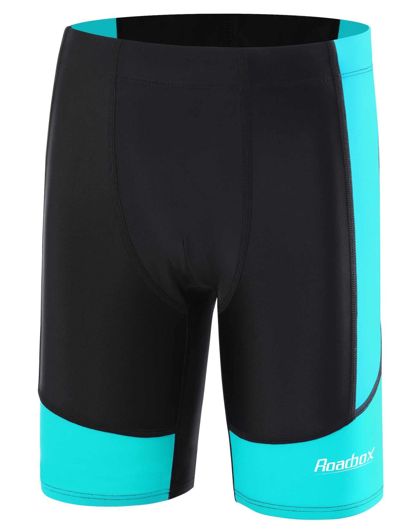 Roadbox Boys' Swim Jammers, Quick Dry Youth Competitive Swim Team Shorts, UPF 50+ Bathing Athletic Compression Swim Trunks
