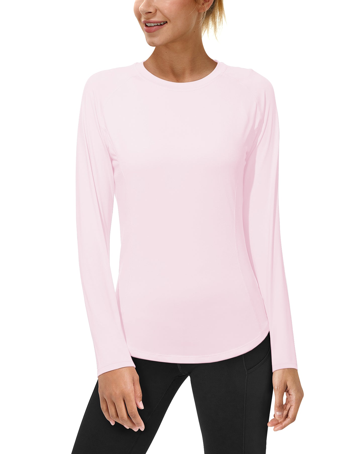 Roadbox Women's Long Sleeve UV Sun Shirts UPF 50+ Workout Swim Rash Guard Tops