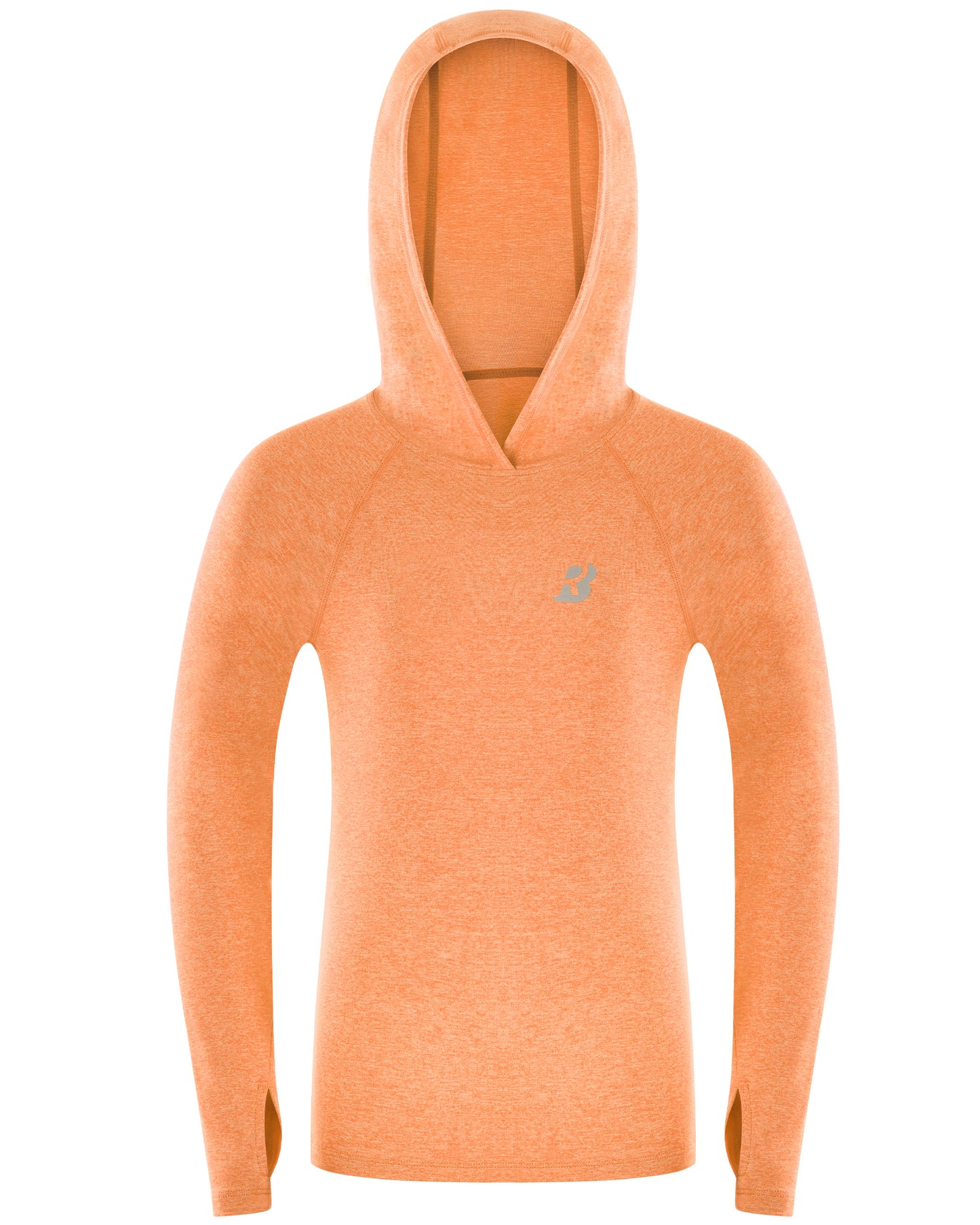 Roadbox Boys Rash Guard Hooded Shirt, Kids UPF 50+ Long Sleeve Hoodie, Youth UV Sun Protection Fishing Beach Shirts