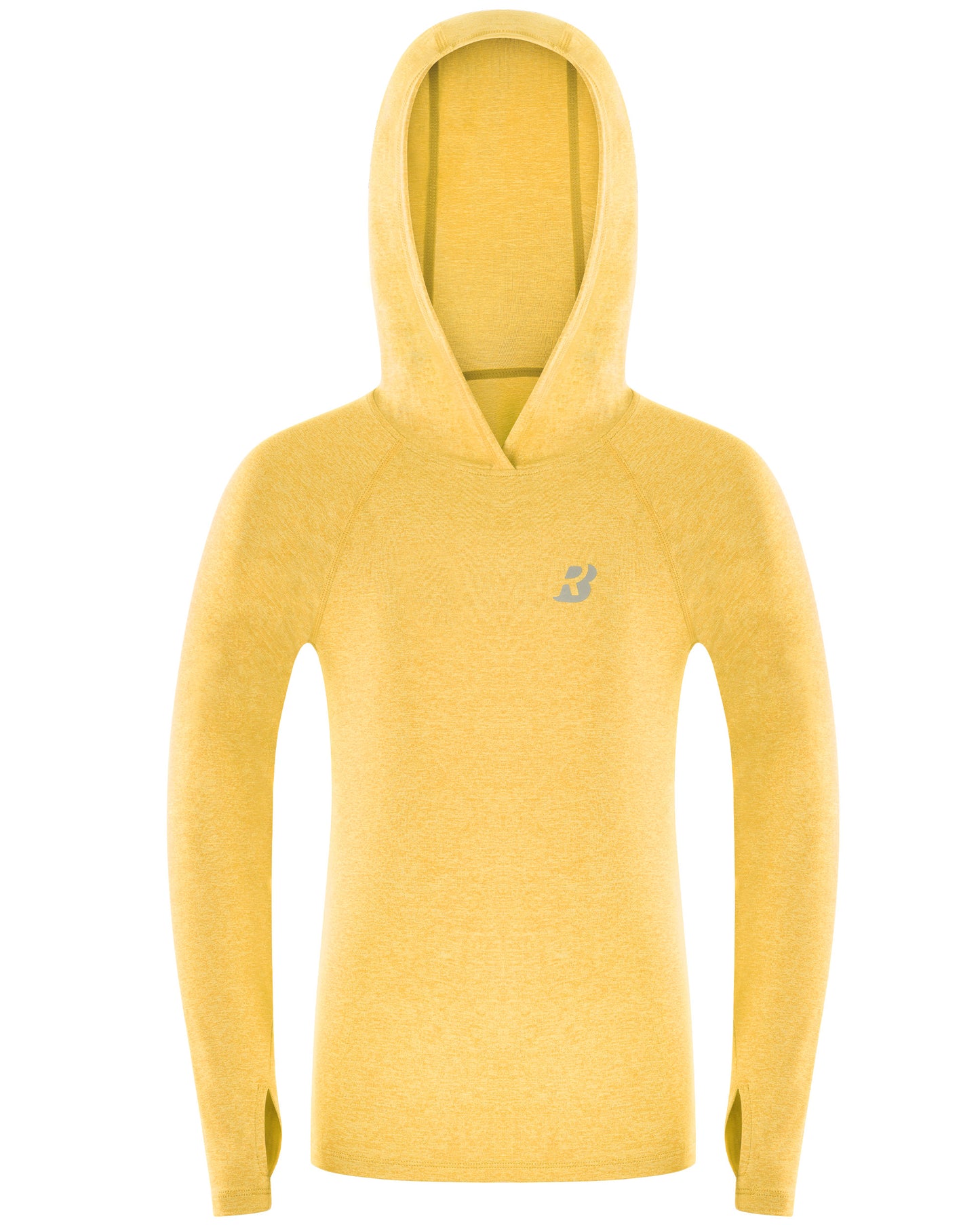 Roadbox Boys Rash Guard Hooded Shirt, Kids UPF 50+ Long Sleeve Hoodie, Youth UV Sun Protection Fishing Beach Shirts