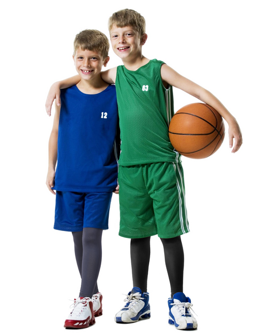 Roadbox 2 Pack Boys Compression Pants Base Layer Underwear Youth Quick Dry Spandex Tights Leggings for Running Football Basketball