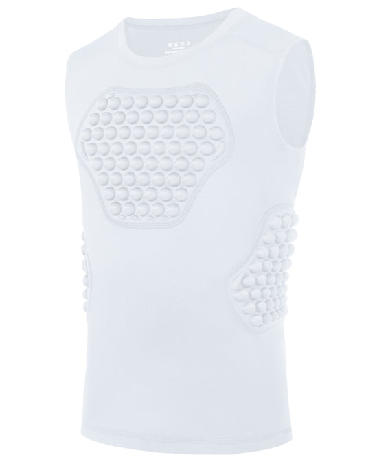 Roadbox Baseball Chest Protector Youth, Padded Compression Shirt Heart Guard Sternum Rib Gear for Football Softball Lacrosse