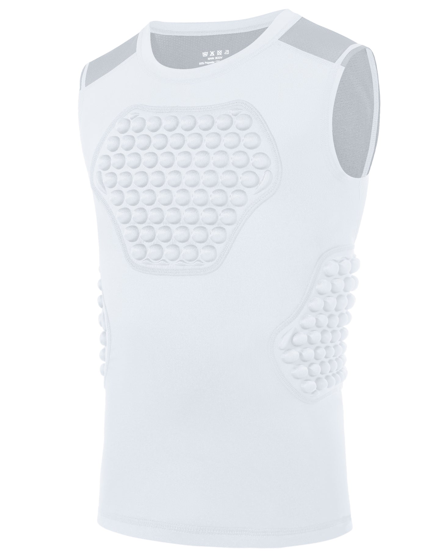 Roadbox Baseball Chest Protector Youth, Padded Compression Shirt Heart Guard Sternum Rib Gear for Football Softball Lacrosse