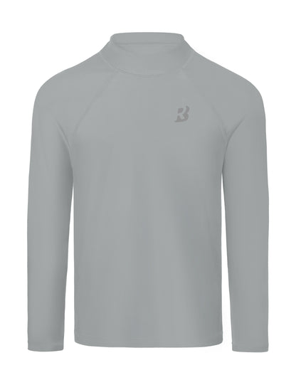 Roadbox Boys UPF 50+ Rash Guard, Swim Shirt Sun Protection Long Sleeve for Kids, Toddler Rashguard Athletic Surf Water Shirts