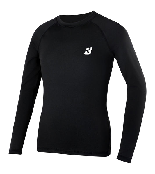 Roadbox Boys Youth Compression Shirts - Long Sleeve Athletic Undershirt Kids Quick Dry Base Layers for Baseball Soccer