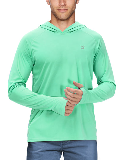 UPF50+ Men's Long Sleeve Sun Shirts Hoodie Outdoor Fishing Skin Protection Tops | UK UPF50+ Men's Long Sleeve Sun Shirts Hoodie Outdoor Fishing Skin Protection Tops | UK