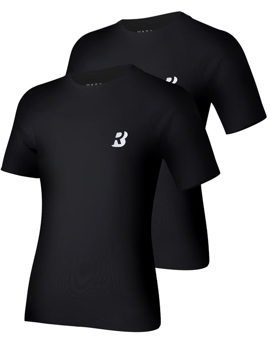 Roadbox Boys Youth Compression Shirt - Short Sleeve Undershirt for Kids Quick Dry Athletic Baseball T-Shirt Base Layer