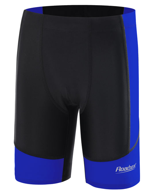 Roadbox Boys' Swim Jammers, Quick Dry Youth Competitive Swim Team Shorts, UPF 50+ Bathing Athletic Compression Swim Trunks