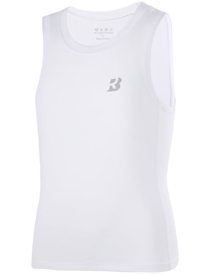 Roadbox Boys Compression Tank Tops, Tagless Soft Athletic Undershirts, Quick Dry Sleeveless Base Layer Shirt for Kids Youth