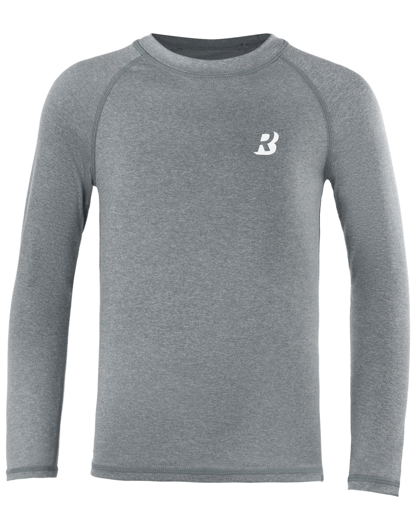 Roadbox Boys Rash Guard Swim Shirt, UPF 50 Sun Protection Long Sleeve, Quick Dry Swimming Fishing Shirts for Kids Youth