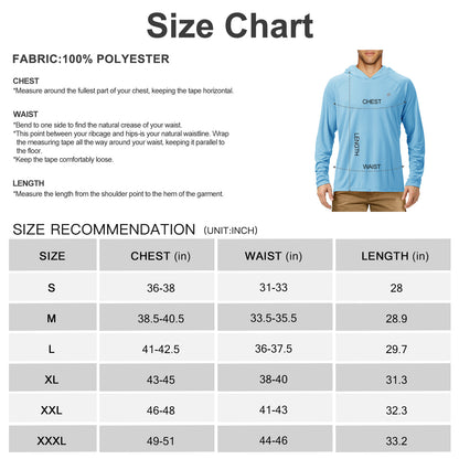 Roadbox 2 Pack UPF 50+ Fishing Shirts for Men Long Sleeve Sun Protection Hoodie Lightweight Outdoor UV Hiking Shirts