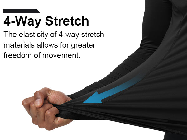 Roadbox Men's Compression Shirt Hoodie with Mask, Long Sleeve Workout Athletic Base Layer, Sports Gym Running Undershirt Top