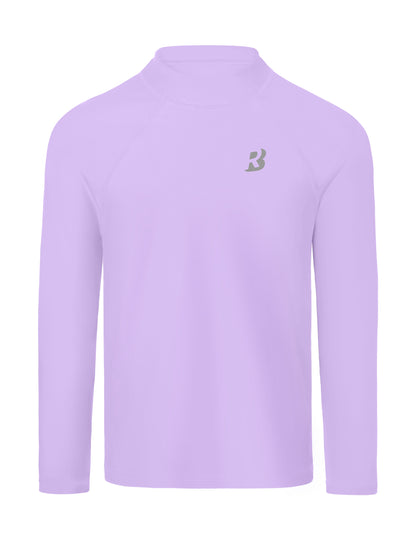 Roadbox Boys UPF 50+ Rash Guard, Swim Shirt Sun Protection Long Sleeve for Kids, Toddler Rashguard Athletic Surf Water Shirts