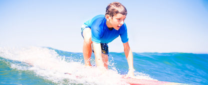 Roadbox Boys Rash Guard Short Sleeve, Swim Shirt UPF 50+ Sun Protection, Quick Dry Kids Rashguard Water Shirt for Surf Beach