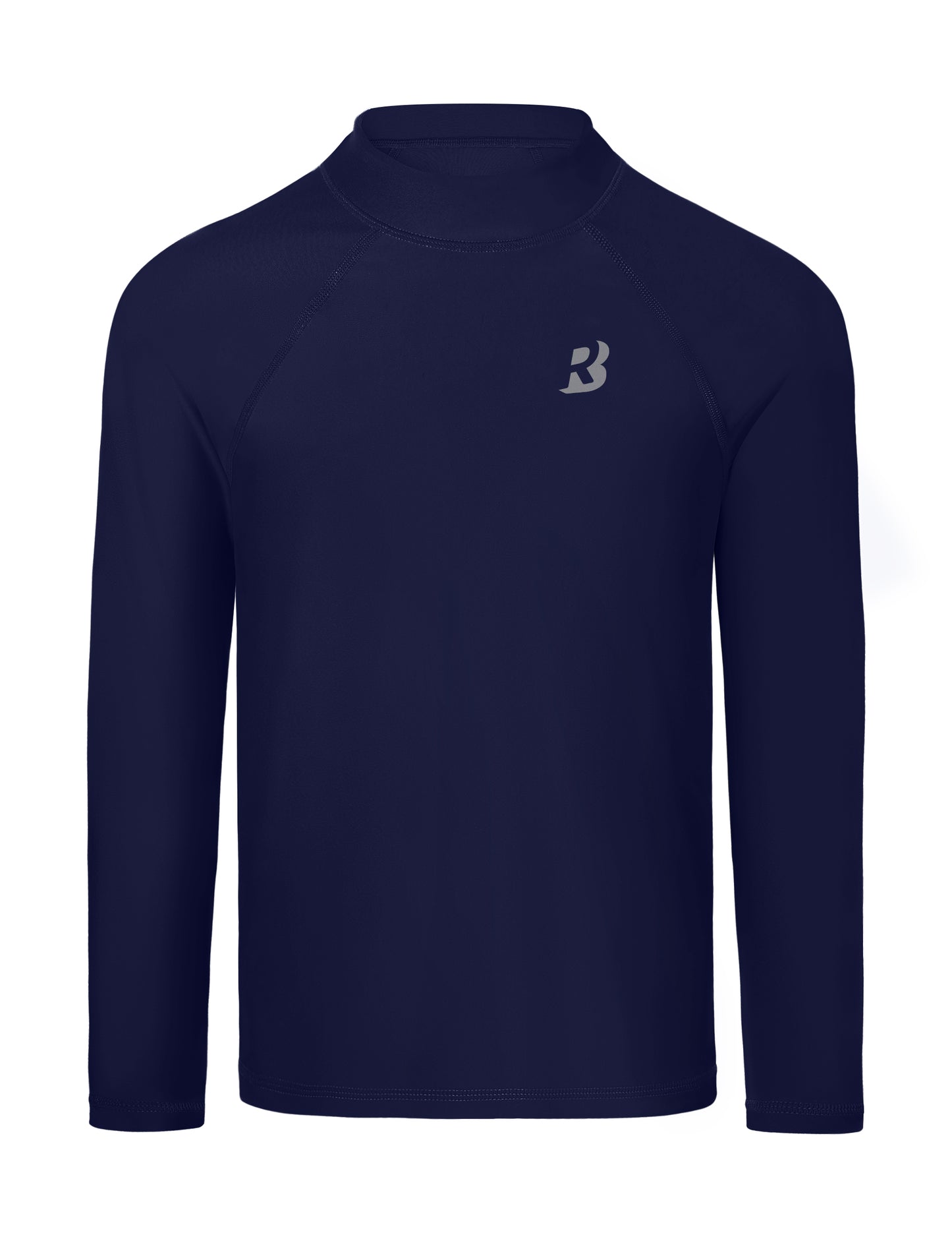 Roadbox Boys UPF 50+ Rash Guard, Swim Shirt Sun Protection Long Sleeve for Kids, Toddler Rashguard Athletic Surf Water Shirts
