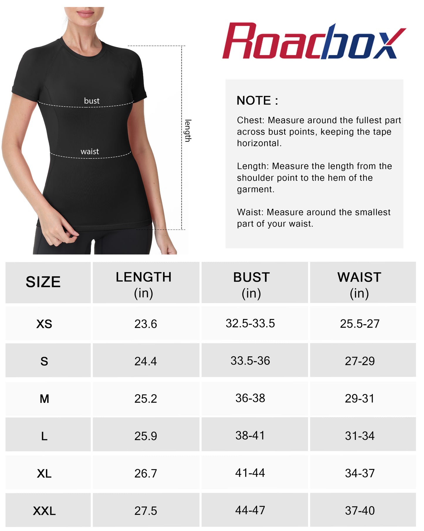 Roadbox Women's Compression Shirts, 1/3 Pack Short Sleeve Workout Tops Athletic Gym T-Shirt Yoga Running Quick Dry Base Layer