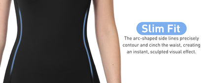 Roadbox Women's Compression Shirt Short Sleeve V Neck Workout Tops Quick Dry Athletic Gym Base Layer for Yoga Running Sports