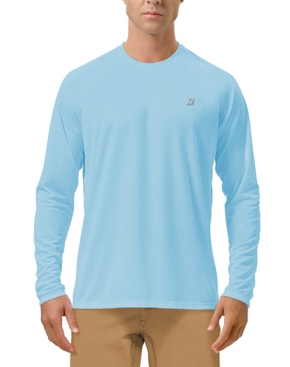 Roadbox UPF 50+ Fishing Shirts for Men Long Sleeve UV Sun Protection Tee Tops
