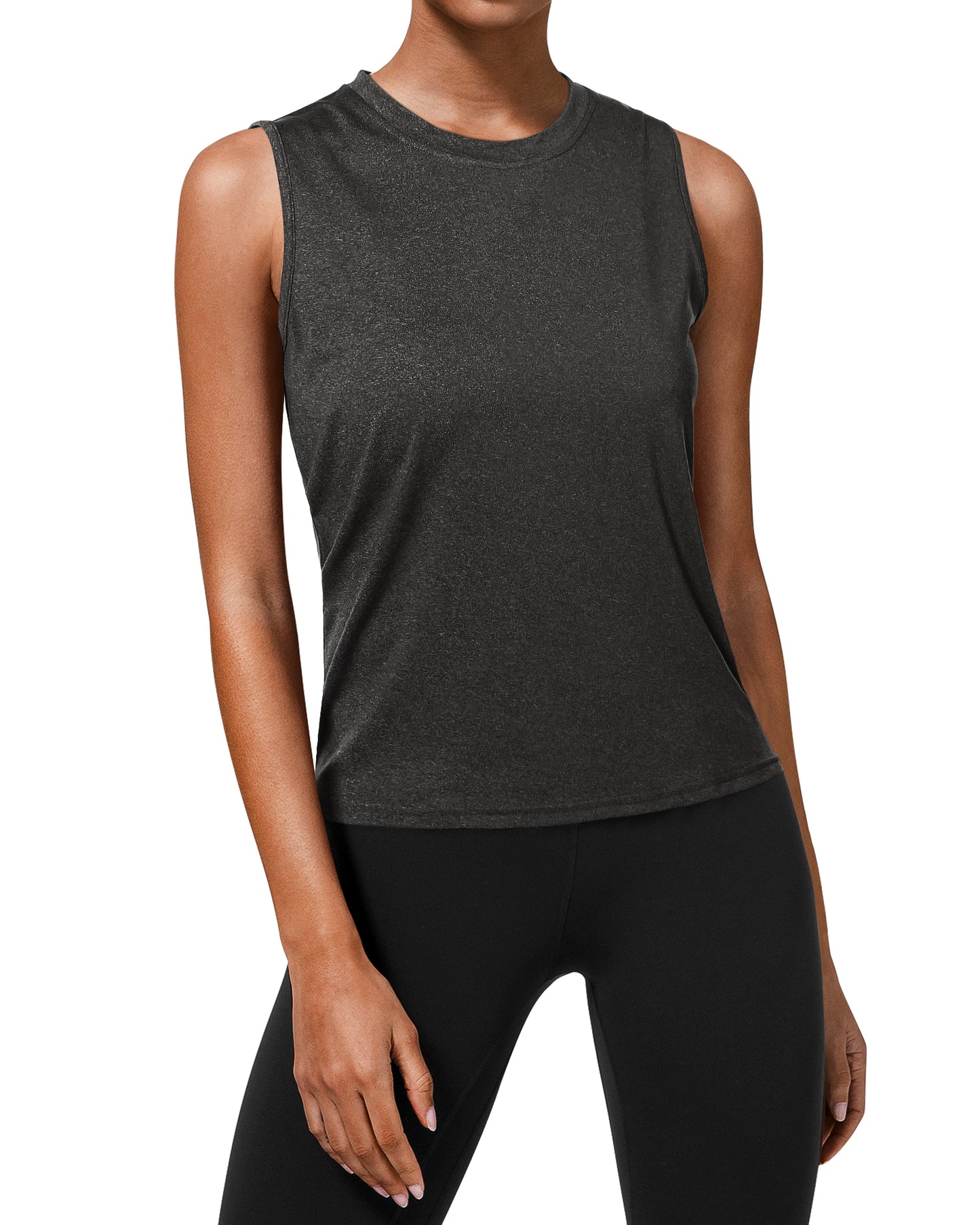 Roadbox Womens Workout Sleeveless Shirts Athletic Exercise Gym Tank Tops