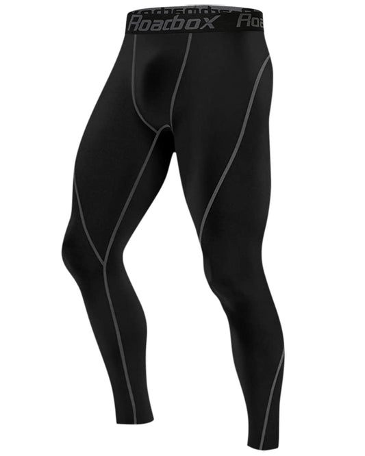 Roadbox Men's Compression Pants Base Layer Tights Leggings