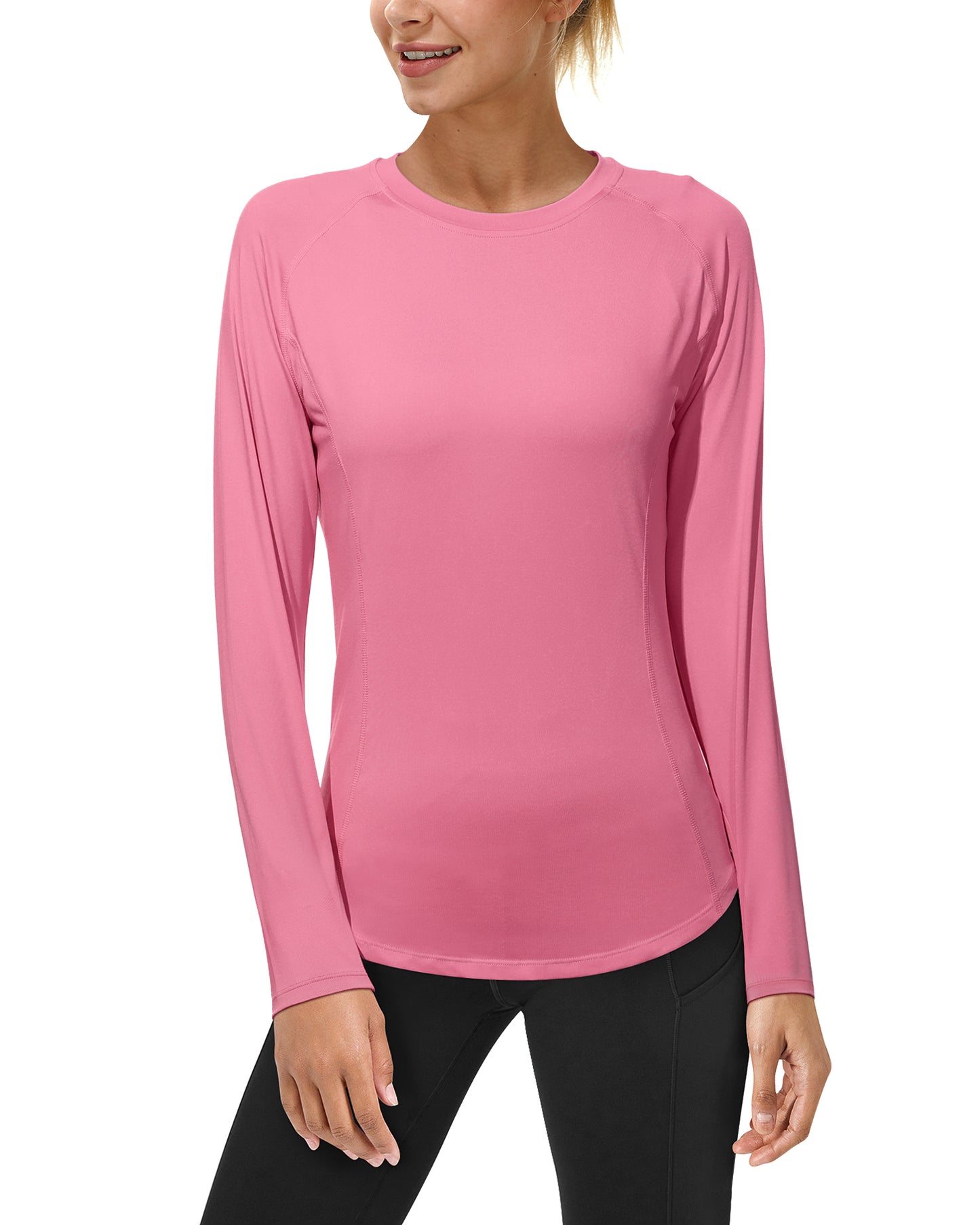 Roadbox Women's Long Sleeve UV Sun Shirts UPF 50+ Workout Swim Rash Guard Tops